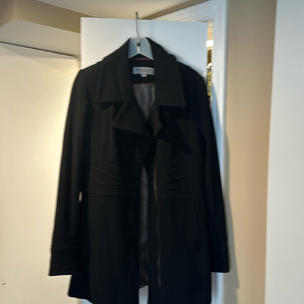 Marc New Yorkers black wool coat